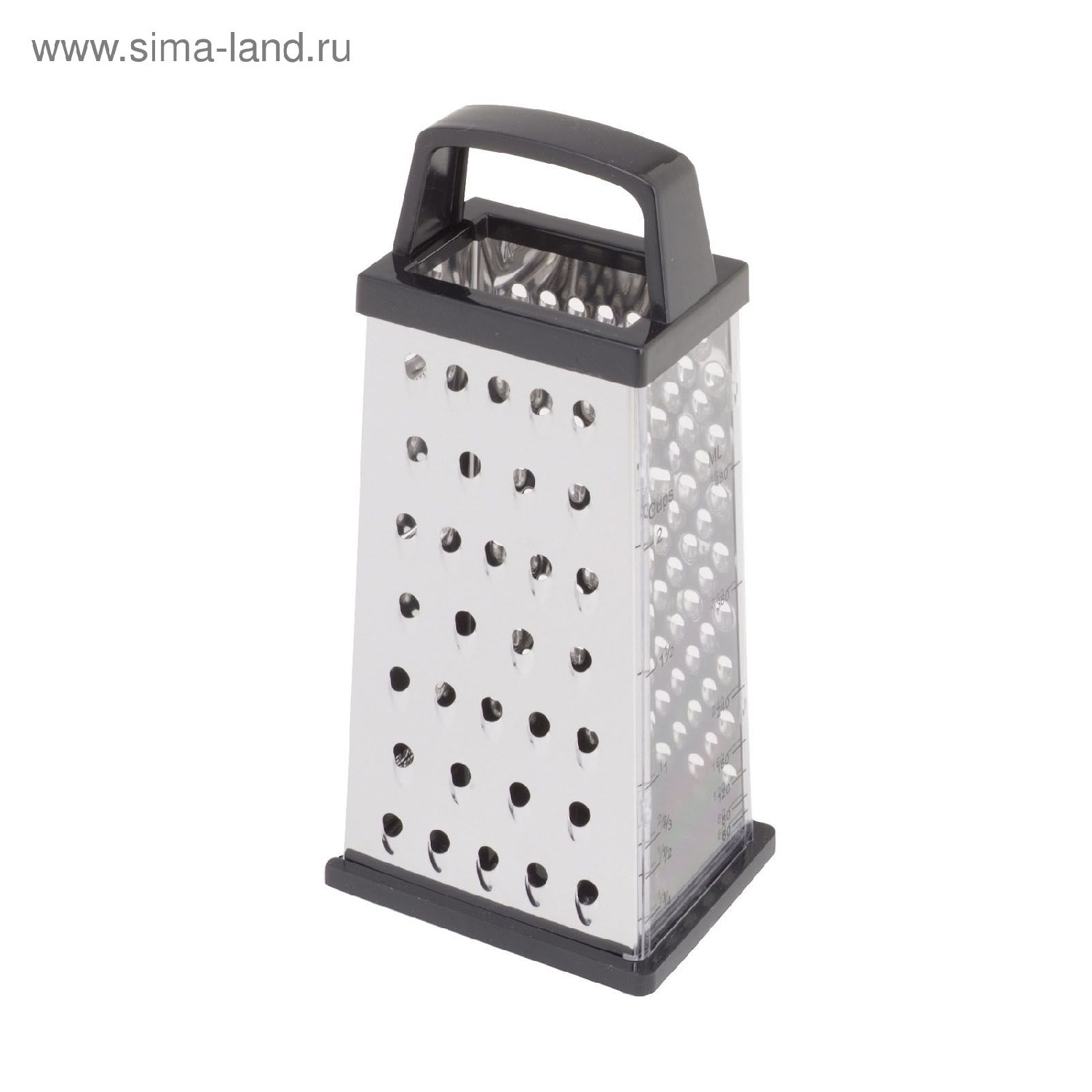 Тёрка со съёмным дном, четырёхгранная, высота 21 см